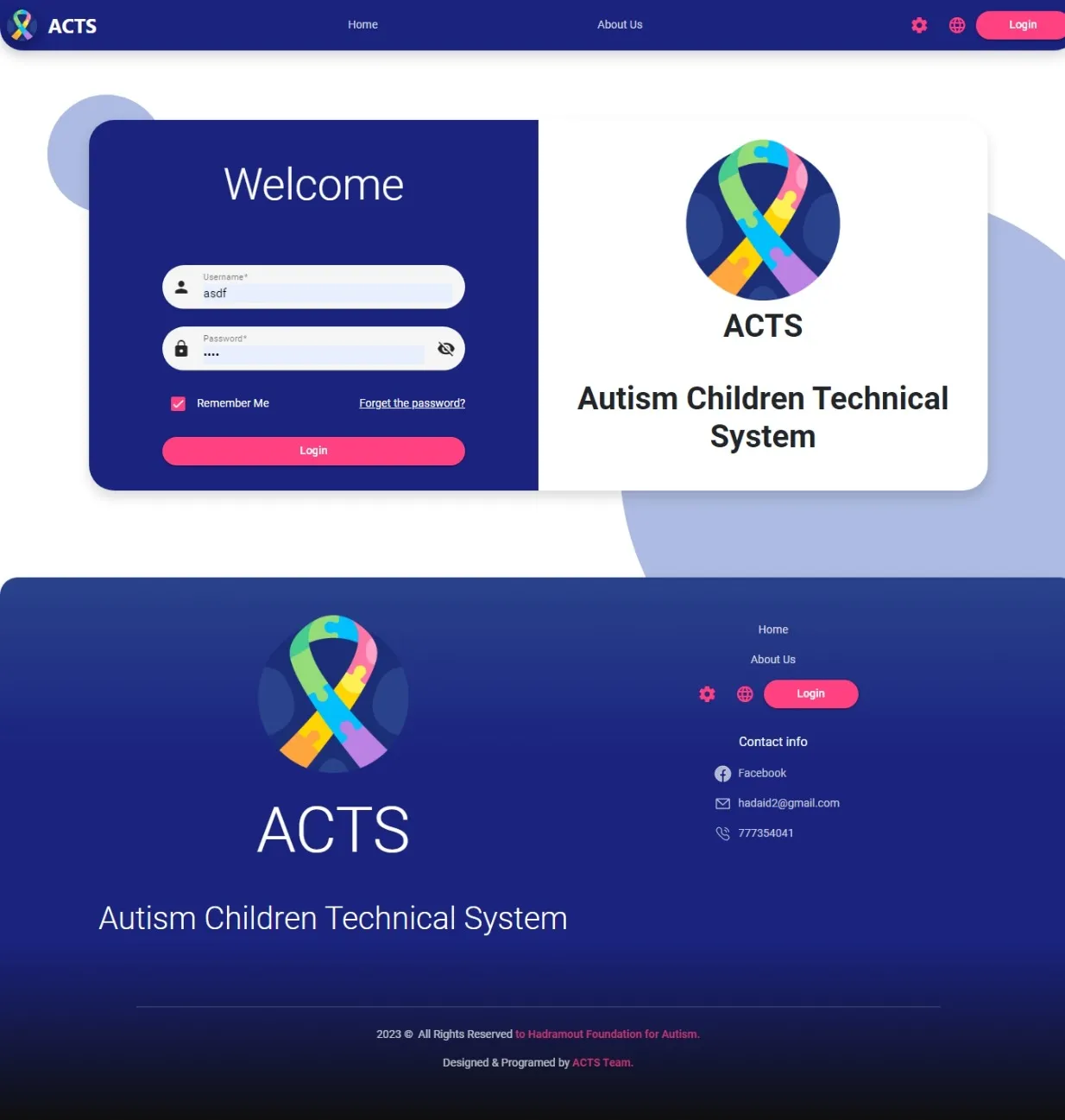 Login Page